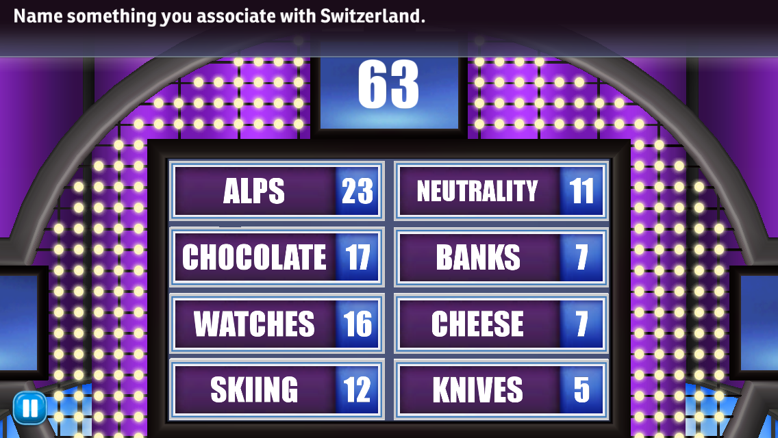 Family feud and friends game answers revealed name something you